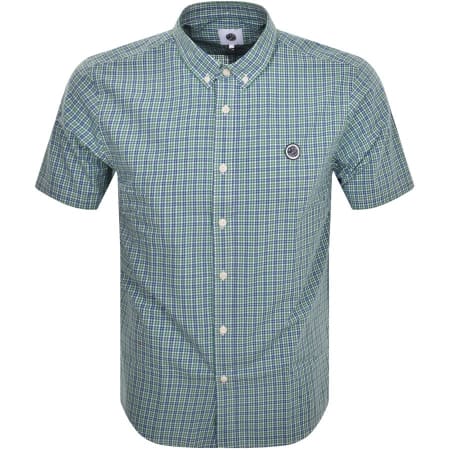 Product Image for Pretty Green Check Short Sleeve Shirt Green