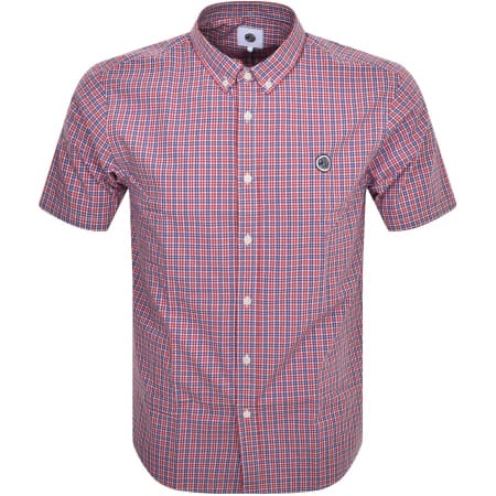 Recommended Product Image for Pretty Green Check Short Sleeve Shirt Red