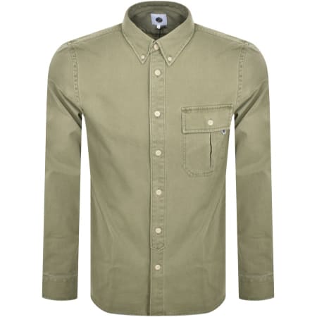 Product Image for Pretty Green Acquiesce Long Sleeve Shirt Green