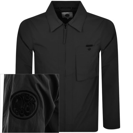 Product Image for Pretty Green Heaton Zip Overshirt Black