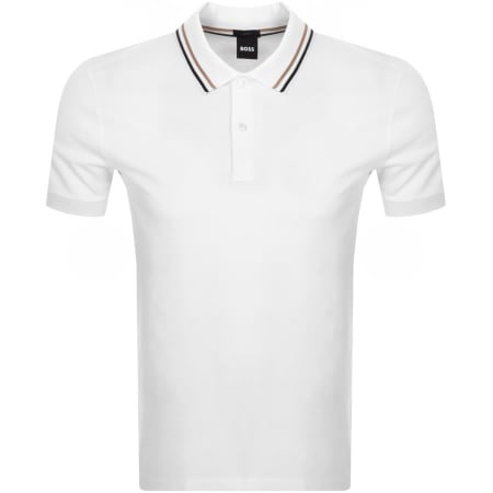 Product Image for BOSS Penrose 38 Polo T Shirt White