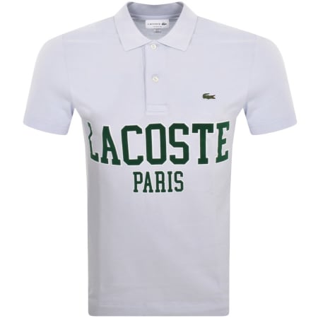 Product Image for Lacoste Short Sleeve Polo T Shirt Blue