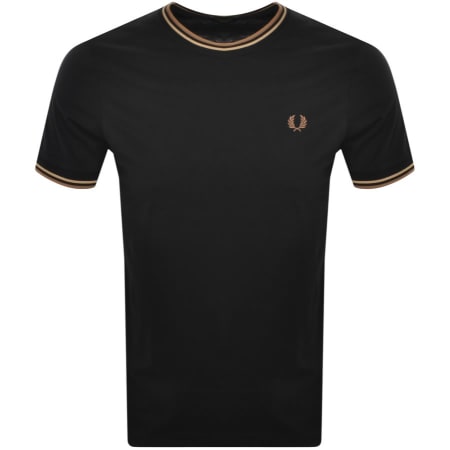 Product Image for Fred Perry Twin Tipped T Shirt Black
