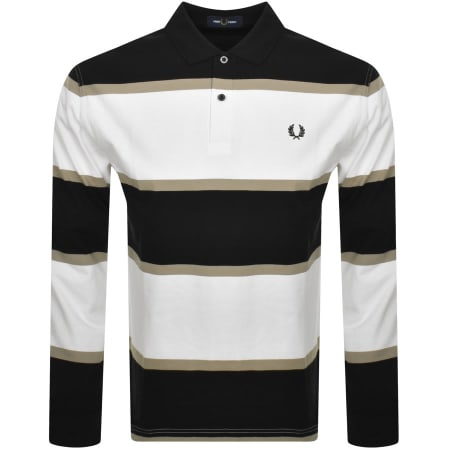 Product Image for Fred Perry Long Sleeve Polo T Shirt White