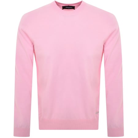 Product Image for DSQUARED2 Crew Neck Knit Jumper Pink
