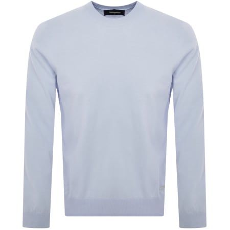 Product Image for DSQUARED2 Crew Neck Knit Jumper Blue