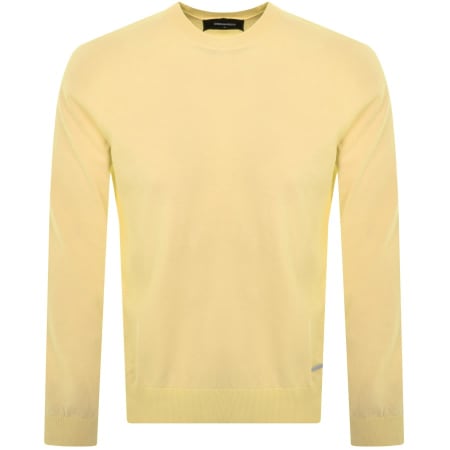 Product Image for DSQUARED2 Crew Neck Knit Jumper Yellow