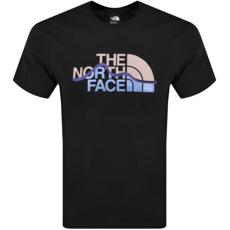 Product Image for The North Face Mountain Line T Shirt Black