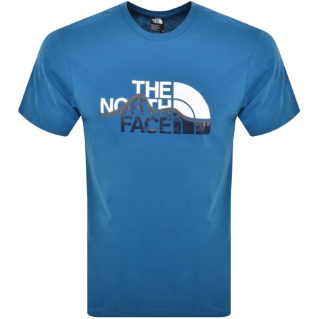 Product Image for The North Face Mountain Line T Shirt Blue