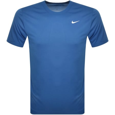 Product Image for Nike Training Dri Fit Logo T Shirt Blue