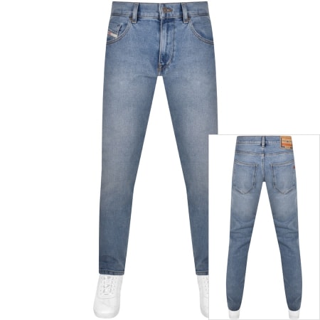 Product Image for Diesel D Strukt Slim Fit Mid Wash Jeans Blue