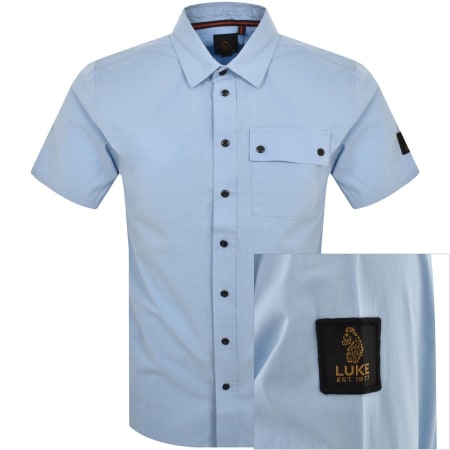 Recommended Product Image for Luke 1977 Short Sleeve Kilmartin Shirt Blue