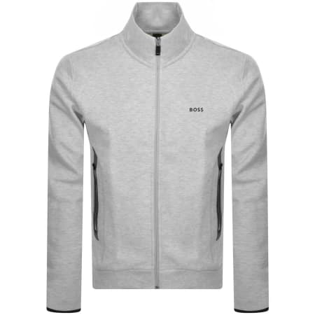 Product Image for BOSS Skaz 1 Full Zip Sweatshirt Grey
