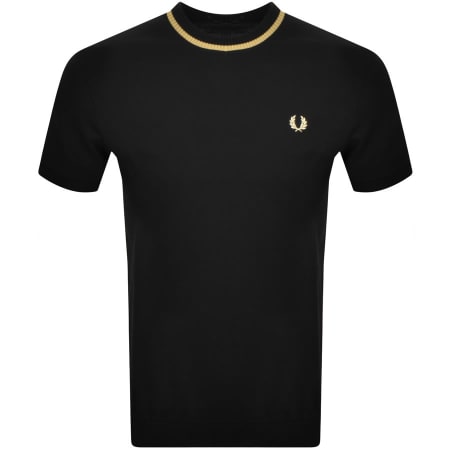 Product Image for Fred Perry Crew Neck T Shirt Black