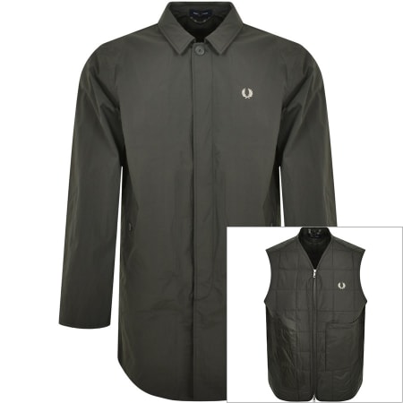 Product Image for Fred Perry Shell Mac Jacket Green