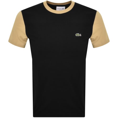Product Image for Lacoste Colour Block T Shirt Black