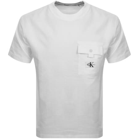 Recommended Product Image for Calvin Klein Jeans Logo T Shirt White