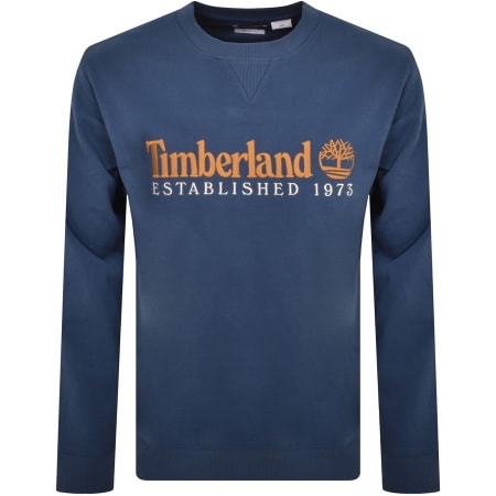 Product Image for Timberland Est. 1973 Logo Sweatshirt Blue