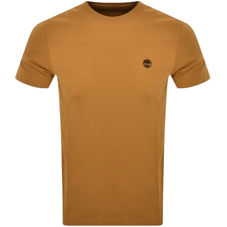 Product Image for Timberland Badge Logo T Shirt Brown