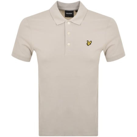 Product Image for Lyle And Scott Plain Polo T Shirt Beige