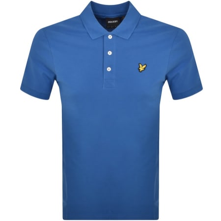 Product Image for Lyle And Scott Short Sleeved Polo T Shirt Blue