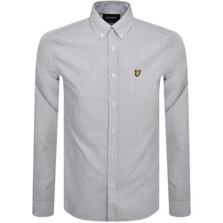Product Image for Lyle And Scott Stripe Oxford Shirt Grey
