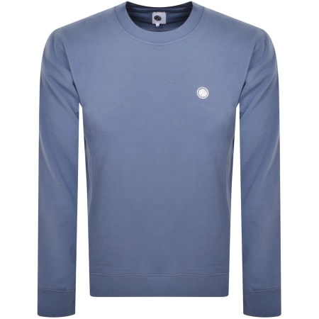 Product Image for Pretty Green Cascade Logo Sweatshirt Blue