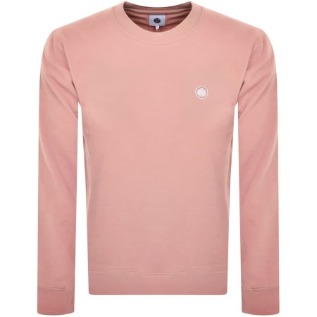 Product Image for Pretty Green Cascade Logo Sweatshirt Pink