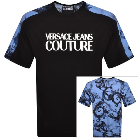 Product Image for Versace Jeans Couture Logo T Shirt Black