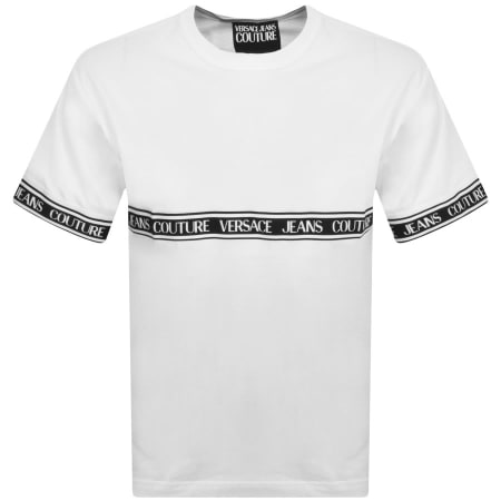 Product Image for Versace Jeans Couture Tape T Shirt White