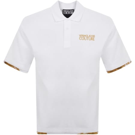 Product Image for Versace Jeans Couture Baroque Piquet Polo T Shirt