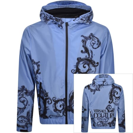 Product Image for Versace Jeans Couture Nylon Jacket Blue