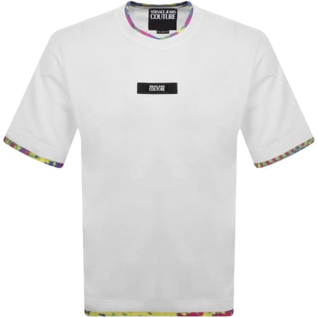 Product Image for Versace Jeans Couture Logo Patch T Shirt White