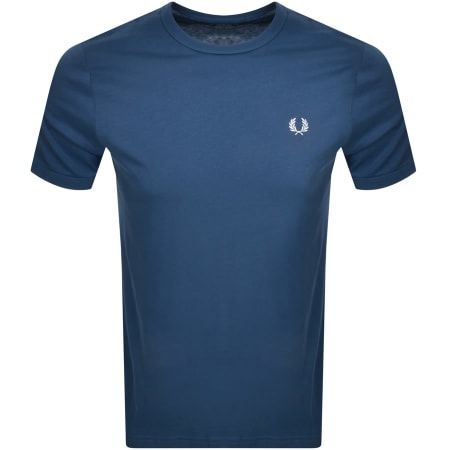 Product Image for Fred Perry Crew Neck T Shirt Blue