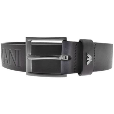 Product Image for Emporio Armani Leather Belt Navy