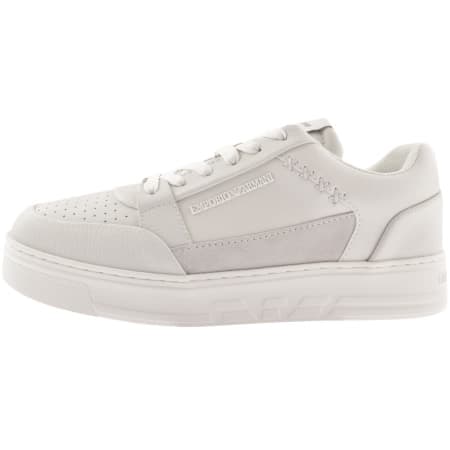 Product Image for Emporio Armani Logo Trainers Off White