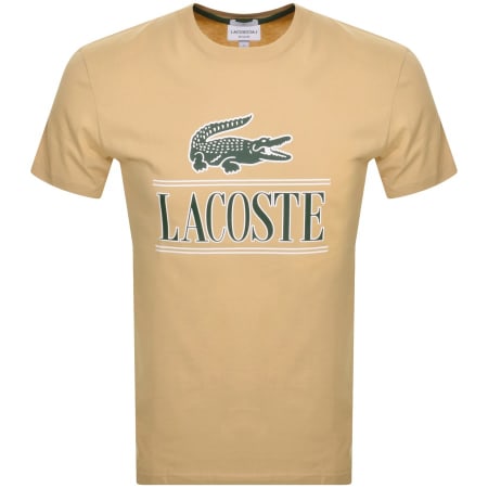Product Image for Lacoste Logo T Shirt Beige
