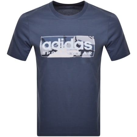 Recommended Product Image for adidas Sportswear Logo T Shirt Blue