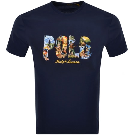 Product Image for Ralph Lauren Logo T Shirt Navy
