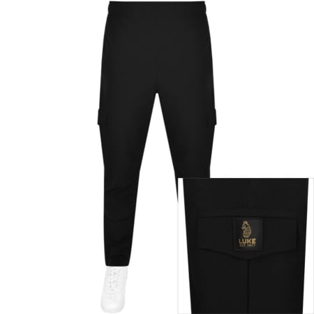 Product Image for Luke 1977 Semantic Woven Trousers Black