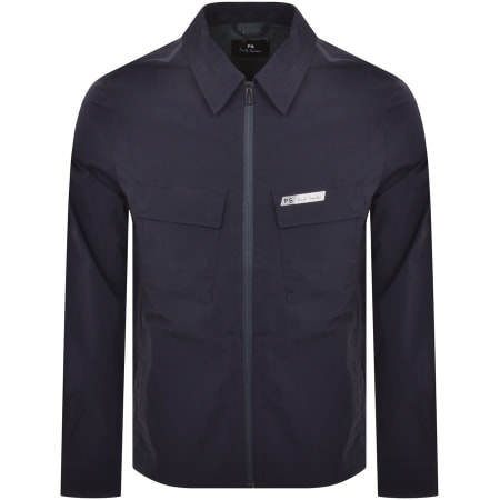 Product Image for Paul Smith Zip Overshirt Navy