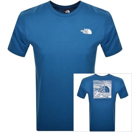 Product Image for The North Face Logo T Shirt Blue