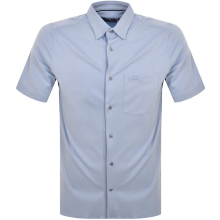 Product Image for Calvin Klein Smooth Cotton Shirt Blue