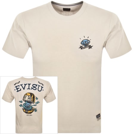 Product Image for Evisu Diamond Logo T Shirt Cream