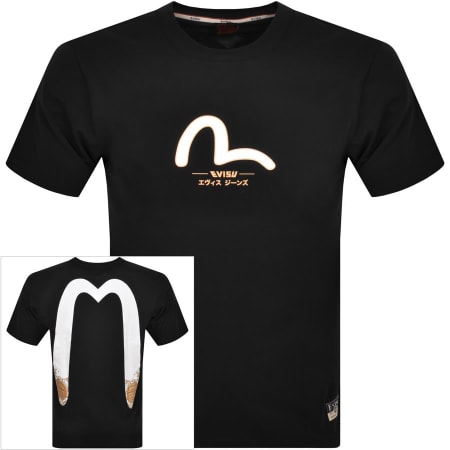 Product Image for Evisu Logo T Shirt Black