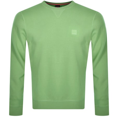 Recommended Product Image for BOSS Westart 1 Sweatshirt Green