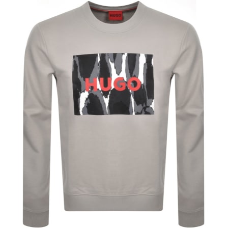 Product Image for HUGO Duragol Sweatshirt Grey