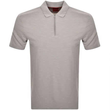 Product Image for HUGO Dekok233 Polo T Shirt Grey