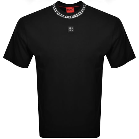 Product Image for HUGO Deternal T Shirt Black