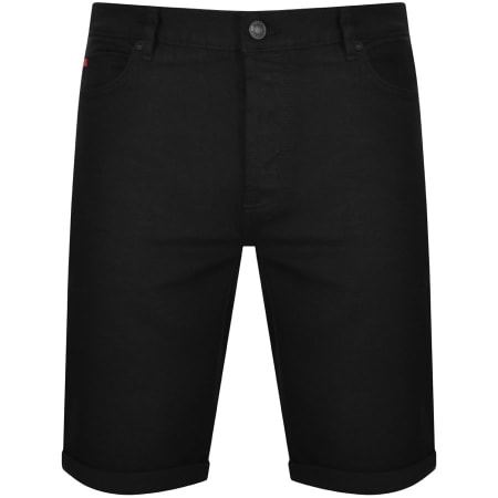 Product Image for HUGO 634 Denim Logo Shorts Black